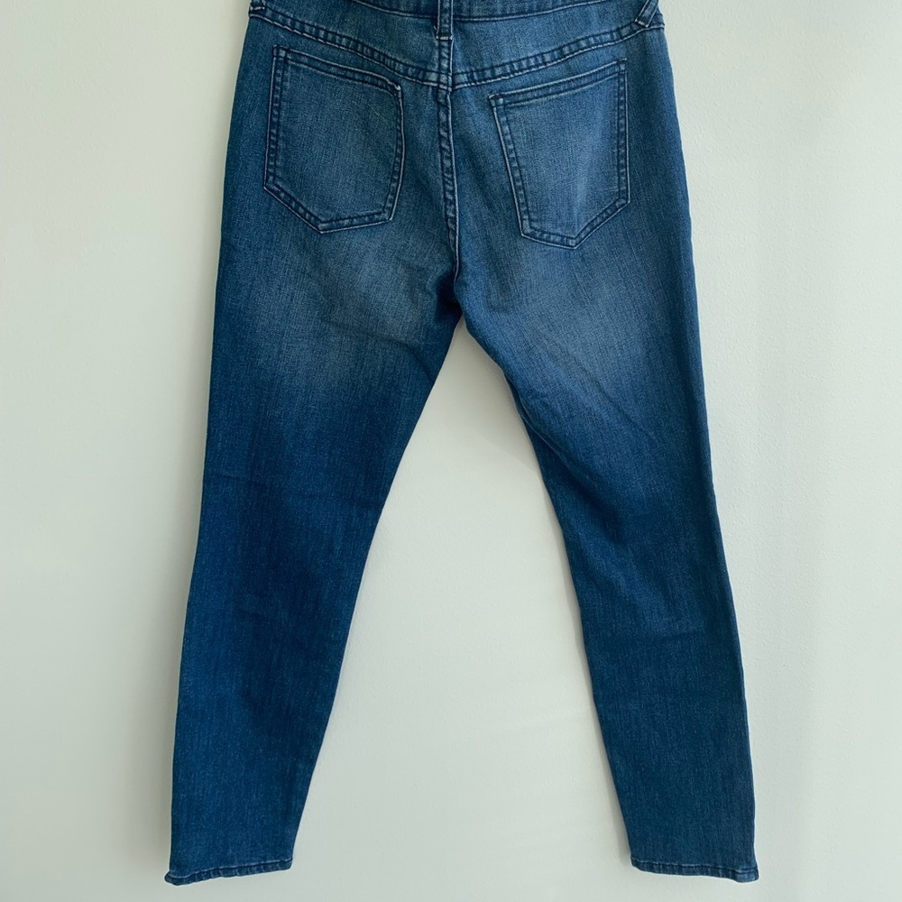 Free People Zipper Ankle Skinny Medium Washed Denim Blue Jeans Size W 27 - Picture 2 of 10